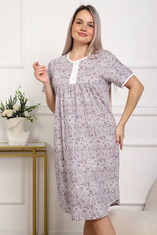 Сорочка 18063 НАТАЛИ, какао - фото 2