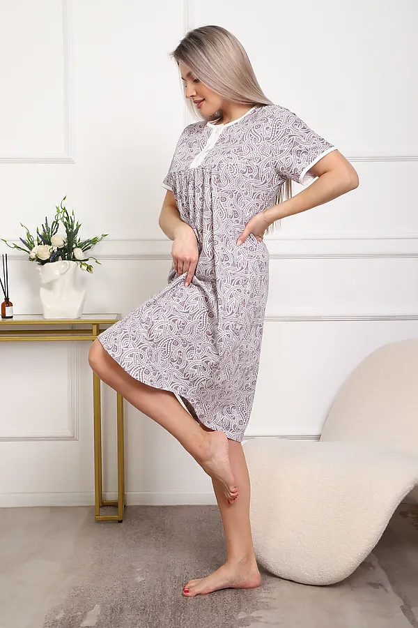 Сорочка 18063 НАТАЛИ, какао - фото 2