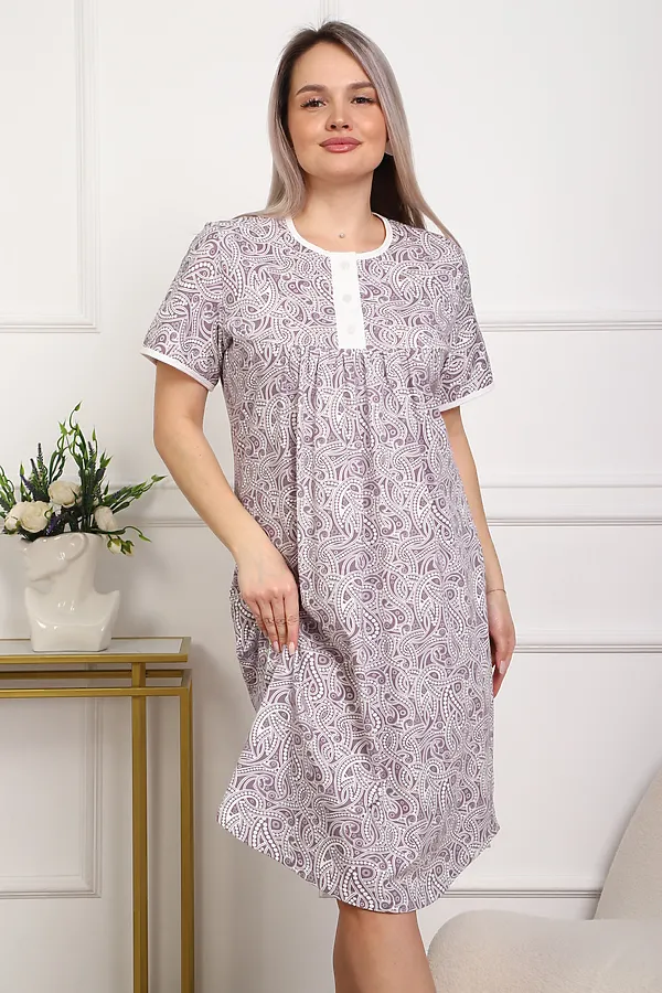 Сорочка 18063 НАТАЛИ, какао - фото 2