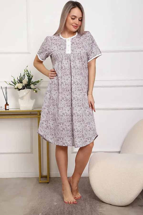 Сорочка 18063 НАТАЛИ, какао - фото 2