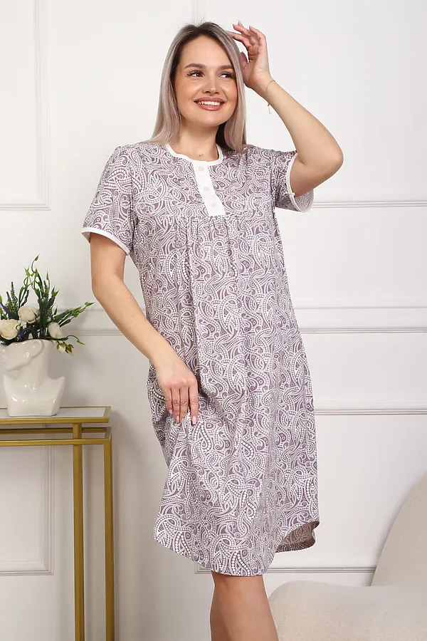 Сорочка 18063 НАТАЛИ, какао - фото 2