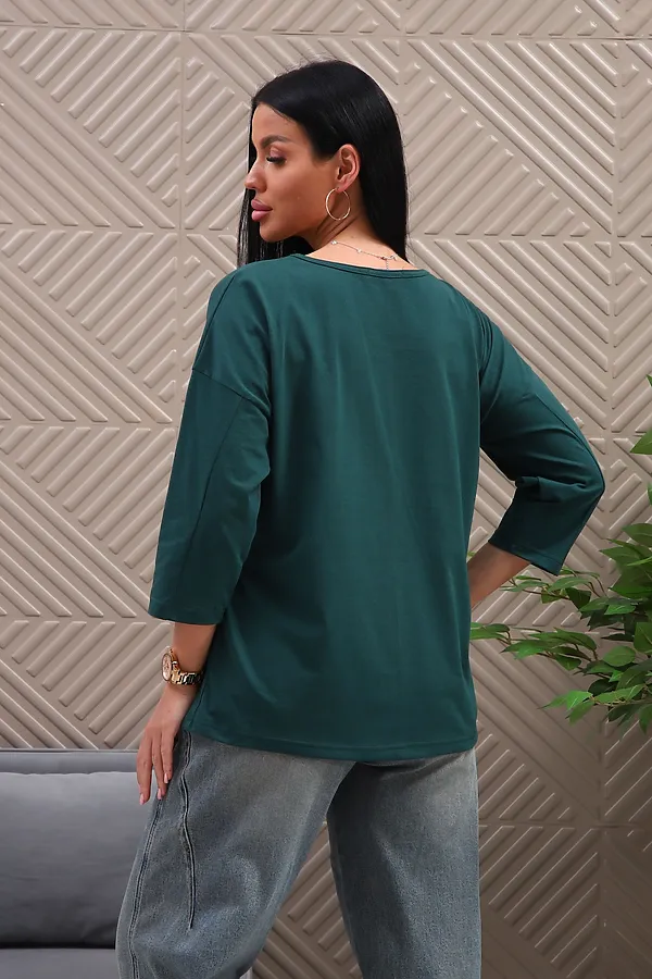 Туника 29537 НАТАЛИ, изумрудный - фото 2