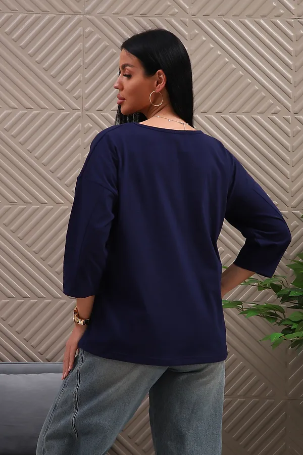 Туника 29537 НАТАЛИ, темно-синий - фото 2