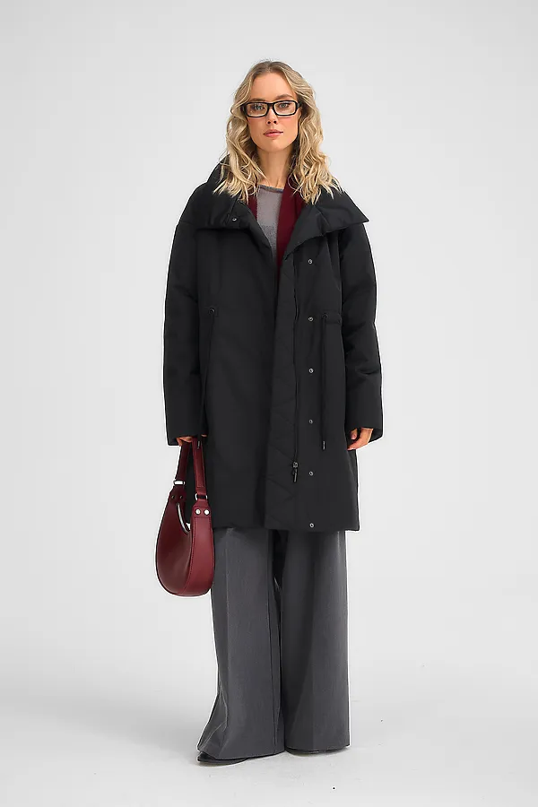 Плащ женский HOOPS, черный - фото 2