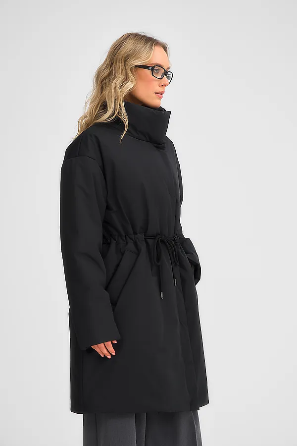 Плащ женский HOOPS, черный - фото 2