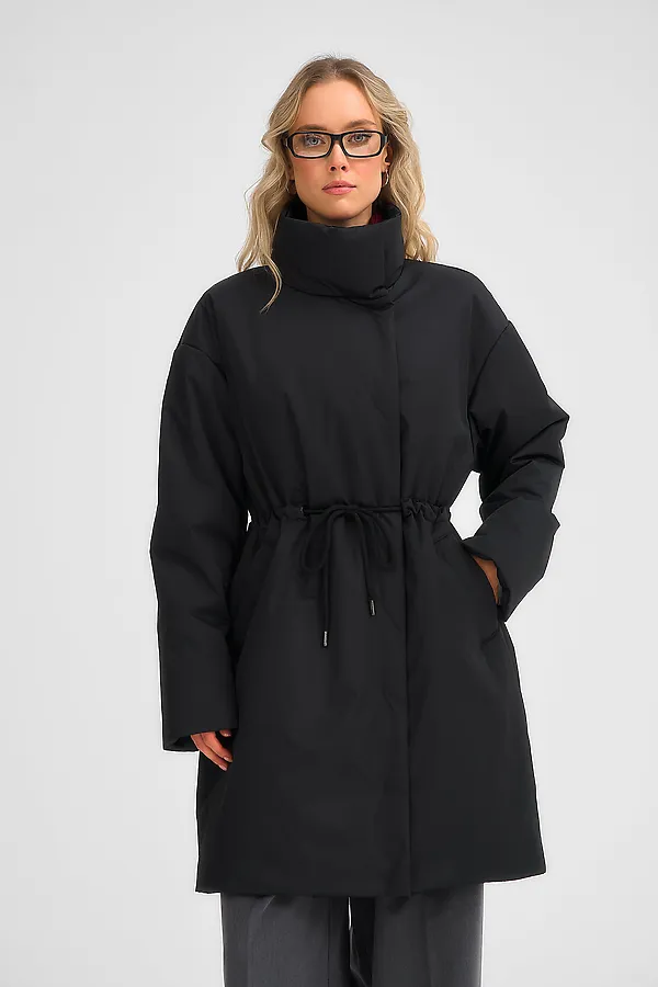 Плащ женский HOOPS, черный - фото 2