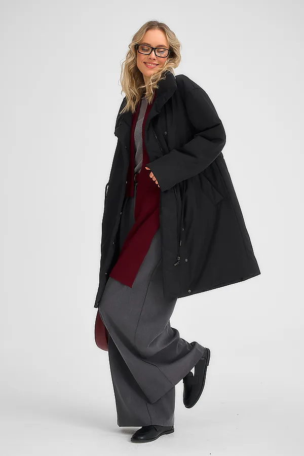 Плащ женский HOOPS, черный - фото 2