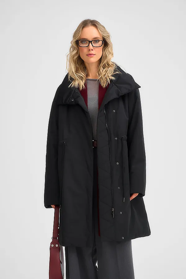 Плащ женский HOOPS, черный - фото 2