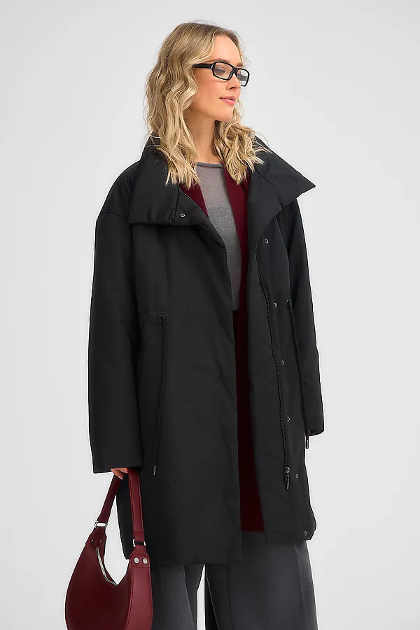 Плащ женский HOOPS, черный - фото 2