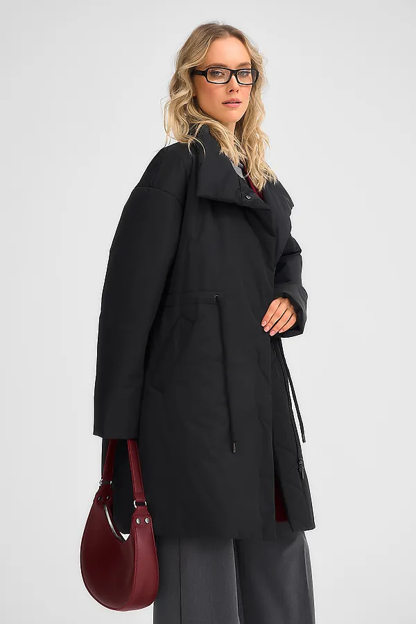 Плащ женский HOOPS, черный - фото 2