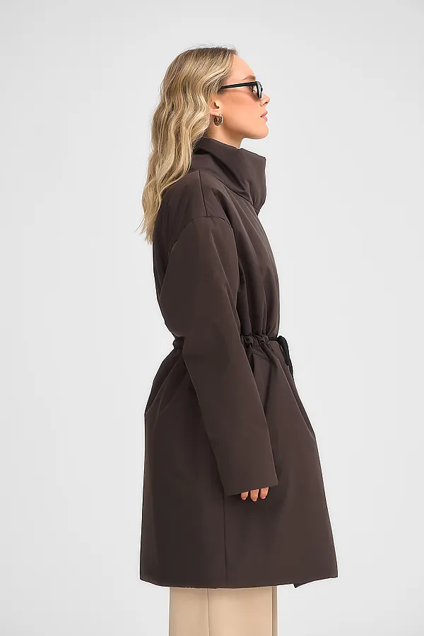 Плащ женский HOOPS, коричневый - фото 2