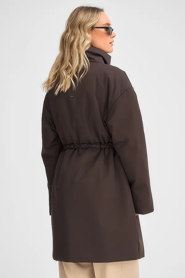 Плащ женский HOOPS, коричневый - фото 2
