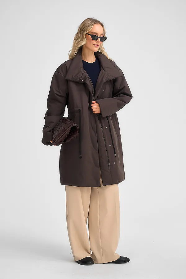 Плащ женский HOOPS, коричневый - фото 2
