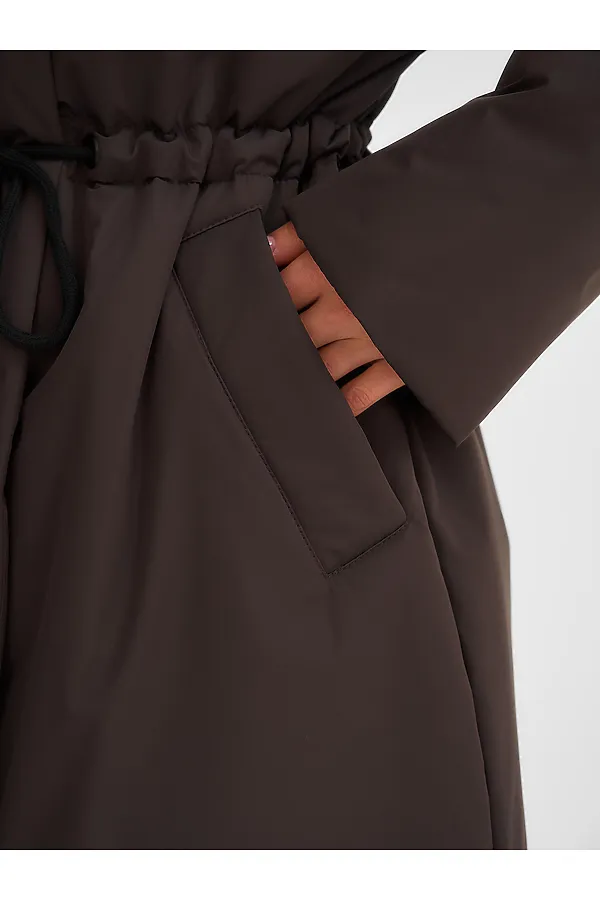 Плащ женский HOOPS, коричневый - фото 2