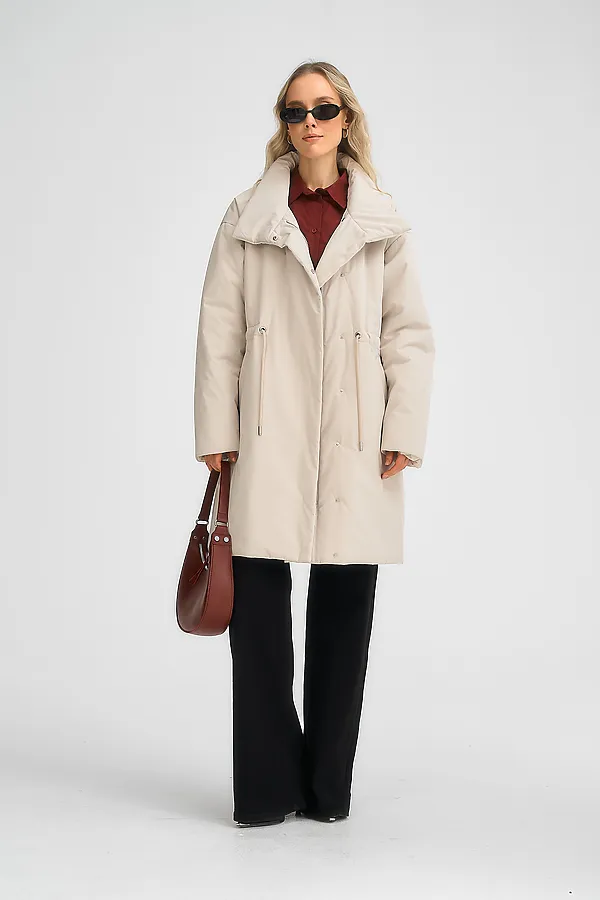 Плащ женский HOOPS, светло-бежевый - фото 2