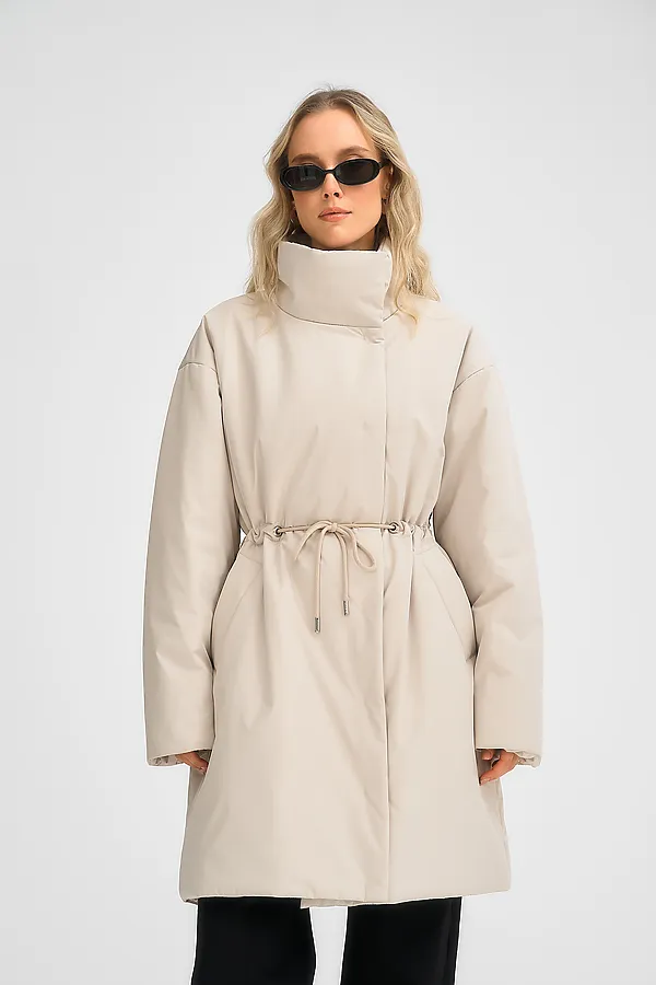 Плащ женский HOOPS, светло-бежевый - фото 2