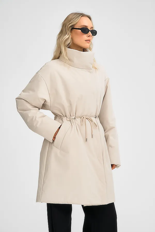 Плащ женский HOOPS, светло-бежевый - фото 2