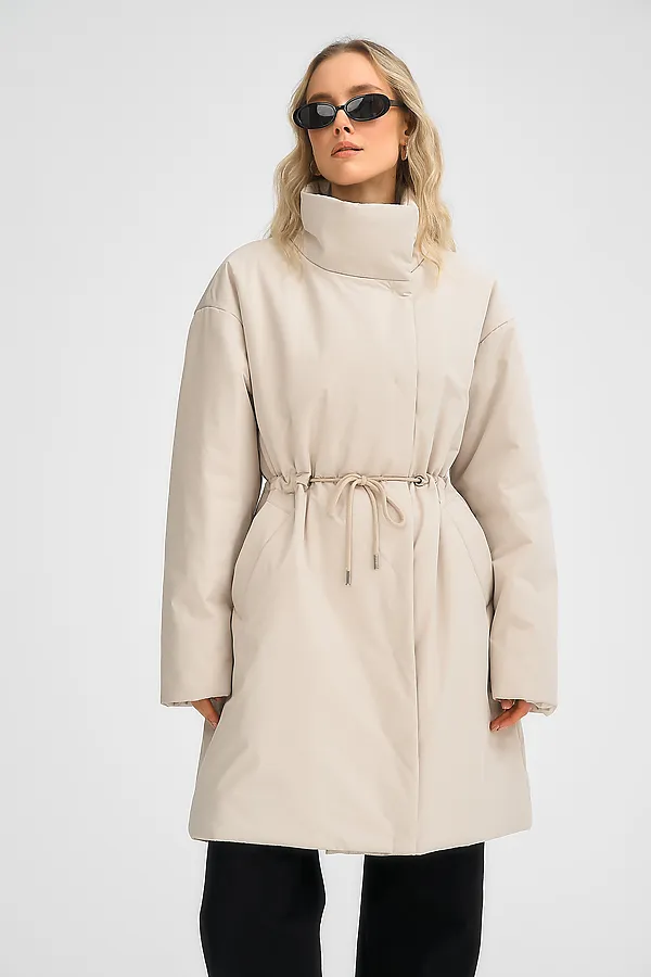 Плащ женский HOOPS, светло-бежевый - фото 2