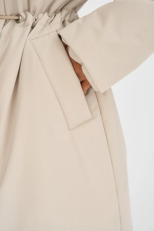 Плащ женский HOOPS, светло-бежевый - фото 2