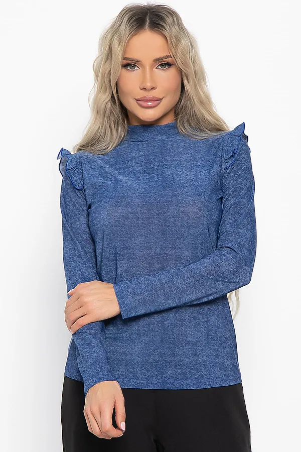 Блуза Синель LADY TAIGA, джинс - фото 2