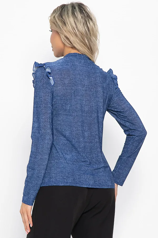 Блуза Синель LADY TAIGA, джинс - фото 2