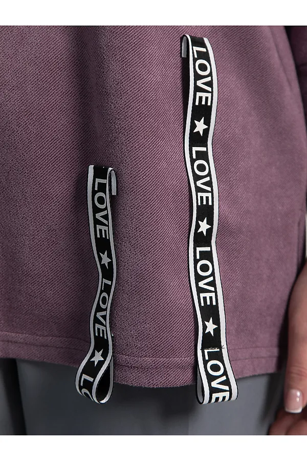 Джемпер Темп города LADY TAIGA, лиловый - фото 2