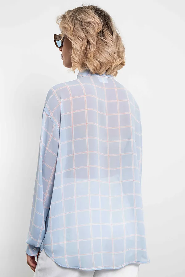 Рубашка Небесный шарм KOSMOS, голубой - фото 2