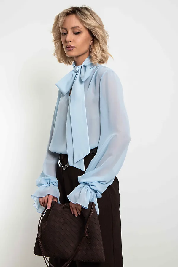 Блуза Элегия KOSMOS, голубой - фото 2