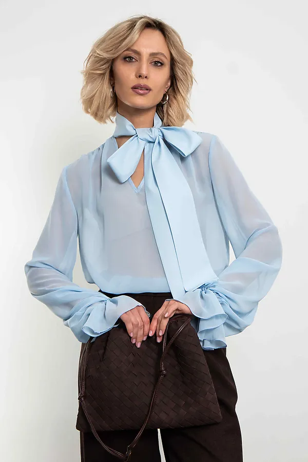 Блуза Элегия KOSMOS, голубой - фото 2