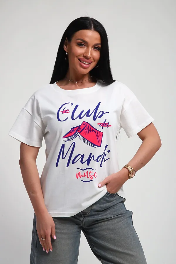 Футболка 85666 НАТАЛИ, белый - фото 2