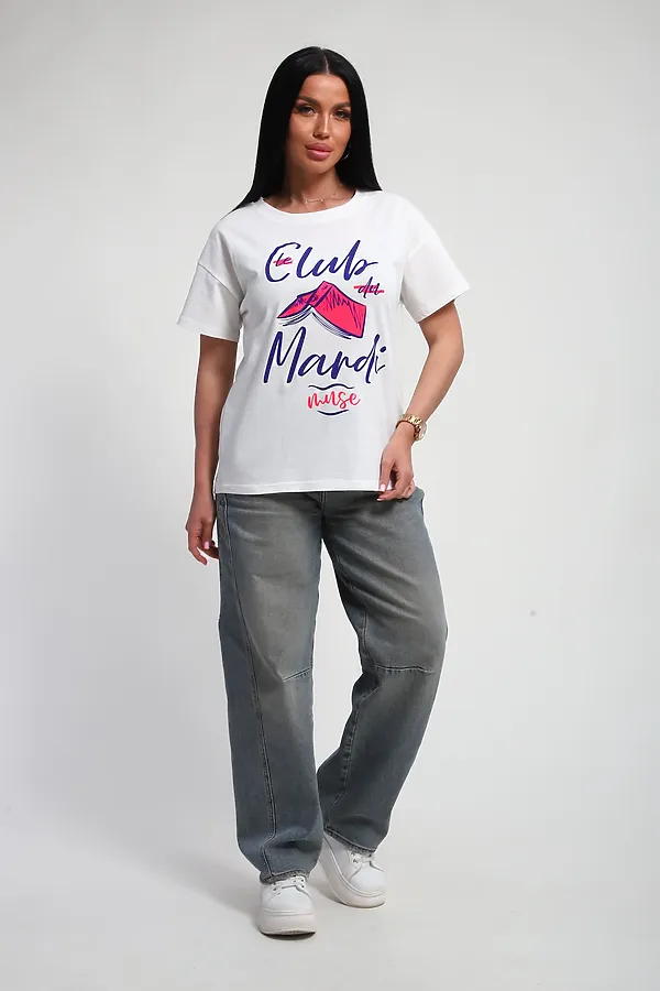 Футболка 85666 НАТАЛИ, белый - фото 2