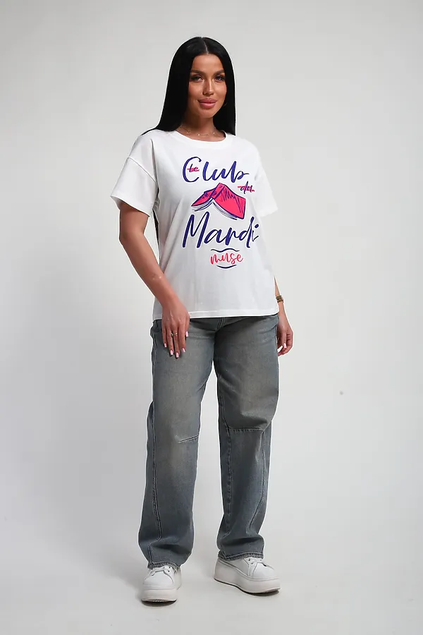 Футболка 85666 НАТАЛИ, белый - фото 2