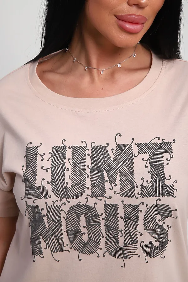 Футболка 85661 НАТАЛИ, бежевый - фото 2