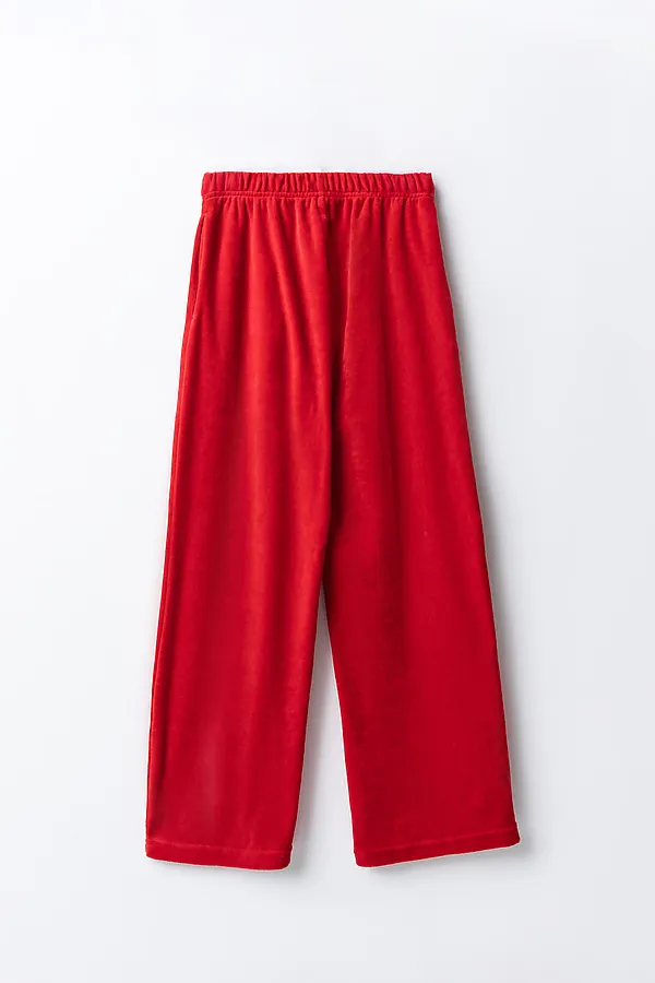 Комплект для девочек (толстовка, брюки) MARK FORMELLE, спелая вишня +печать - фото 2