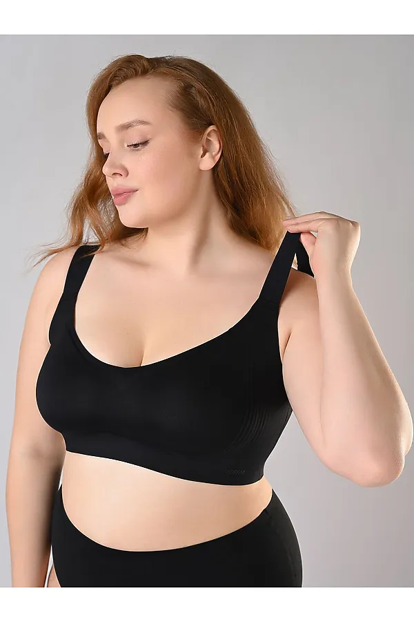 Бюстгальтер INDEFINI, черный - фото 2