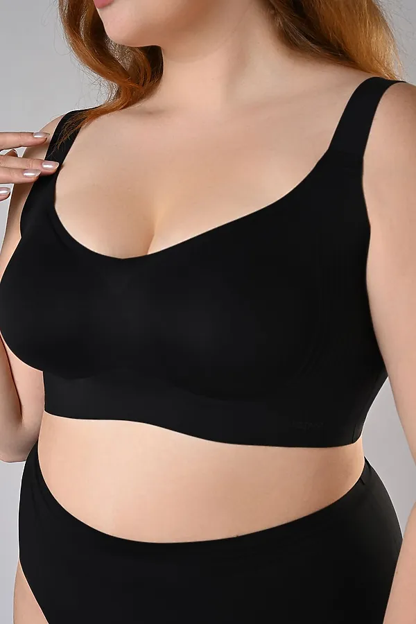 Бюстгальтер INDEFINI, черный - фото 2