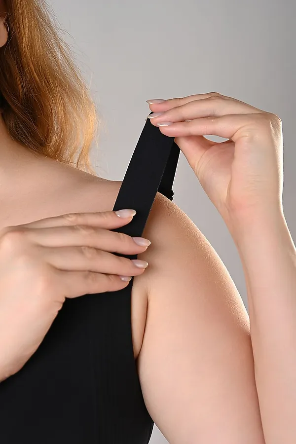 Бюстгальтер INDEFINI, черный - фото 2