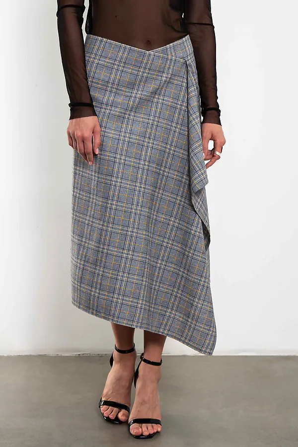 Юбка Мелодия формы KOSMOS, серый - фото 2