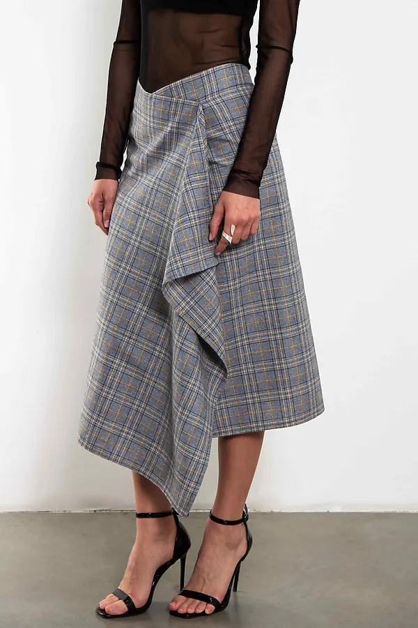 Юбка Мелодия формы KOSMOS, серый - фото 2