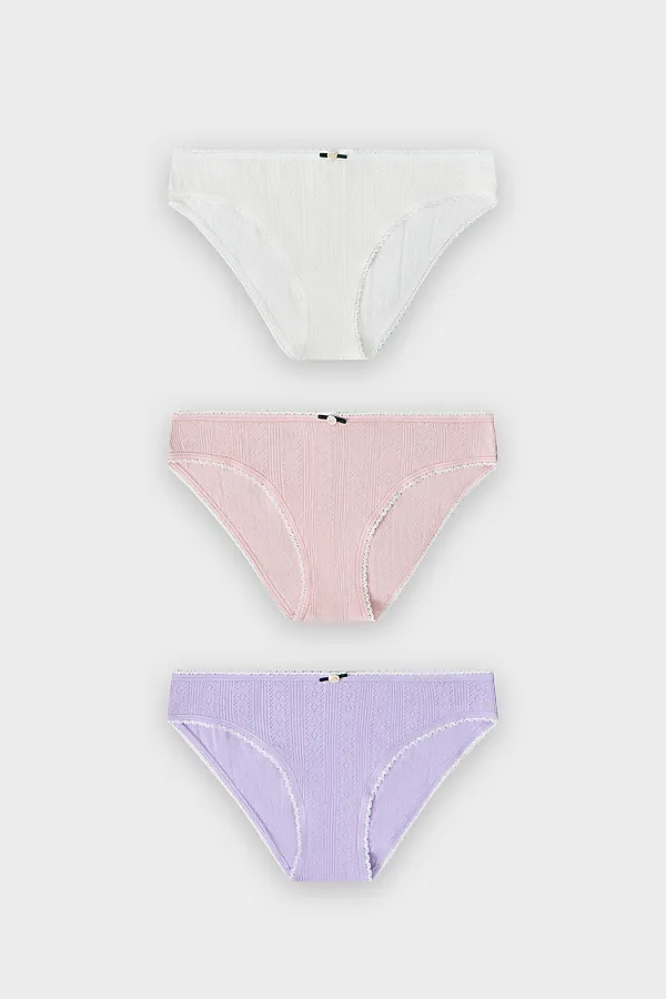 Трусы женские (3шт.) MARK FORMELLE, сиреневый - фото 2