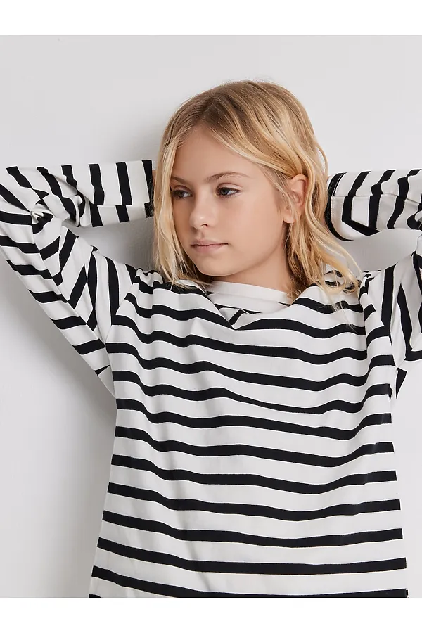 Лонгслив ACOOLA, черно-белый - фото 2