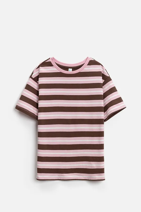 Футболка ACOOLA, бордовая полоска - фото 2