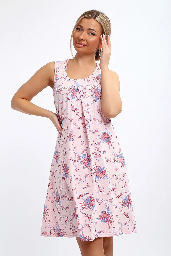 Сорочка 30148 НАТАЛИ, розовый - фото 2