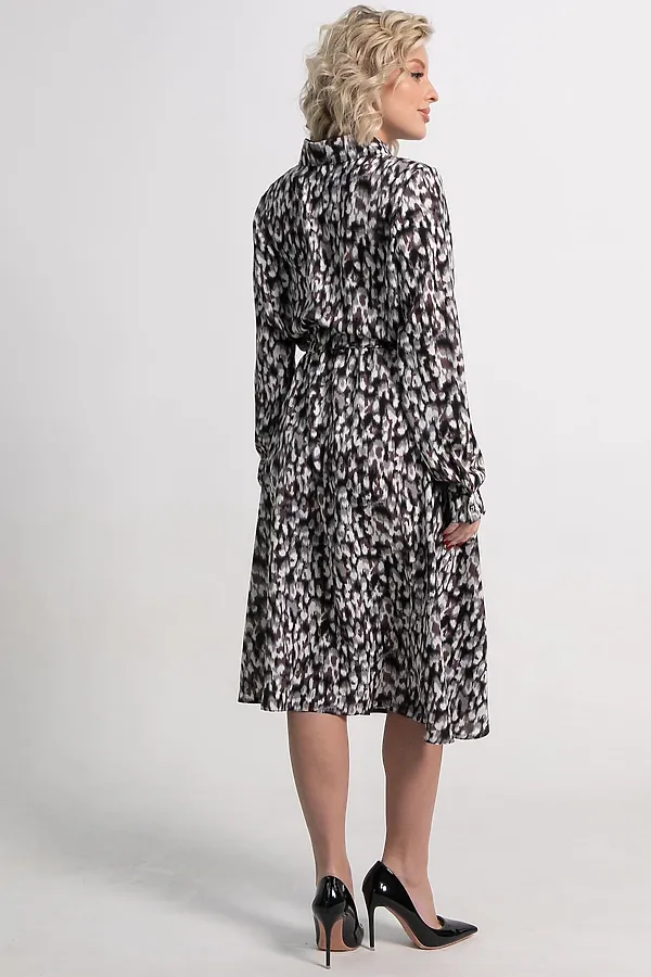 Платье Морена LADY TAIGA, серо-белое - фото 2