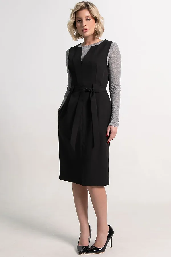 Платье Анфиса LADY TAIGA, черное - фото 2