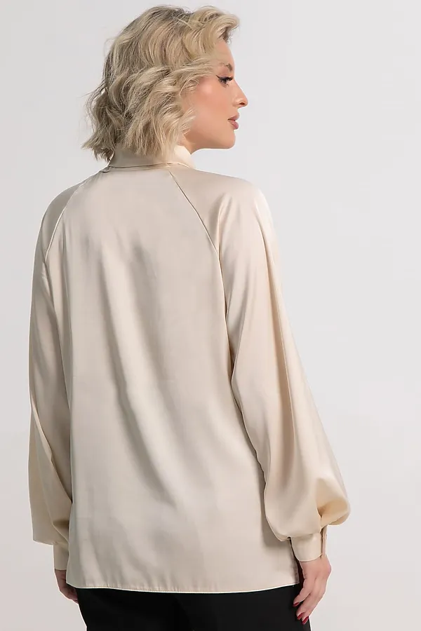 Блуза Элеонора LADY TAIGA, жемчуг - фото 2