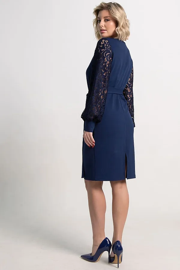 Платье Шарли LADY TAIGA, темно-синее - фото 2