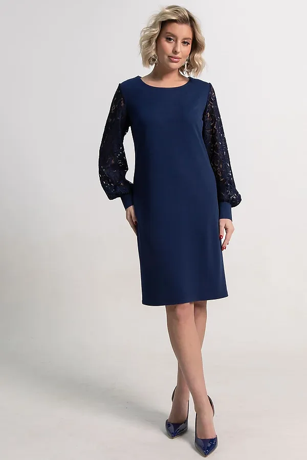 Платье Шарли LADY TAIGA, темно-синее - фото 2