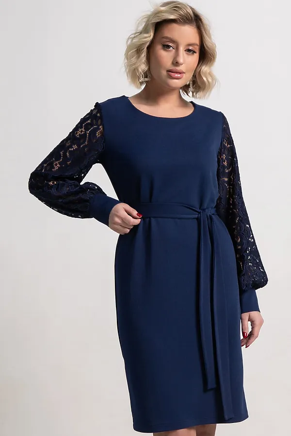 Платье Шарли LADY TAIGA, темно-синее - фото 2