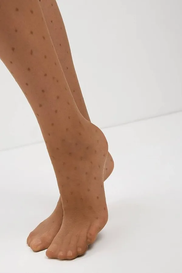 CONTE DOTS Колготки в горошек CONTE ELEGANT, бронза - фото 2